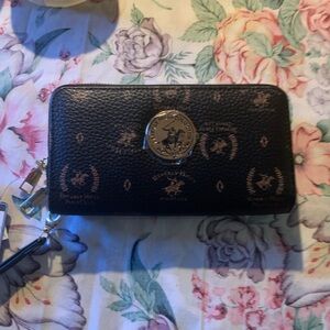 NWT Beverly Hills Polo Club Black Wallet